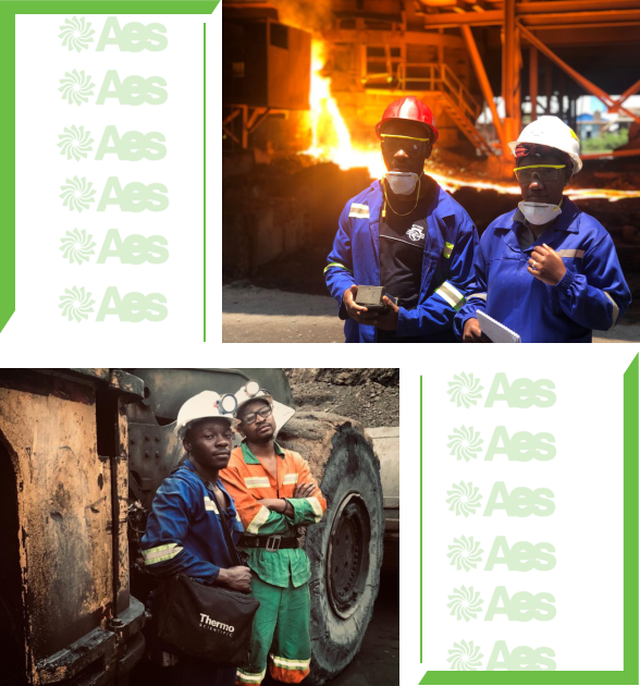 AES teams working on mine sites