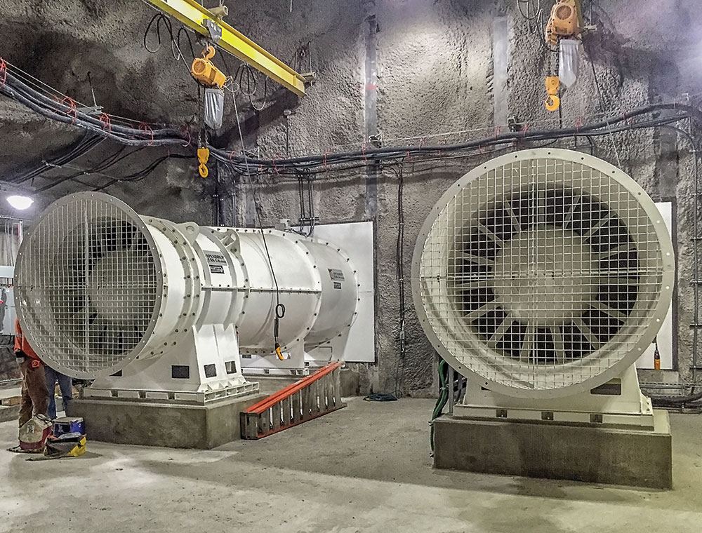 Fan Movement, Brattice Installation and Ventilation Construction