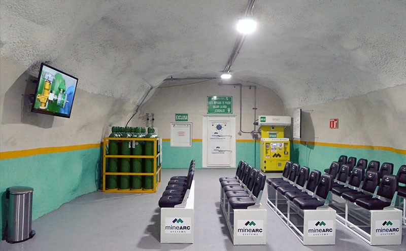 Design and Construction of Underground Refuge Chamber and lifeline System– Unki